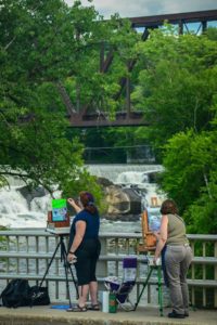 Painting on the Bridge